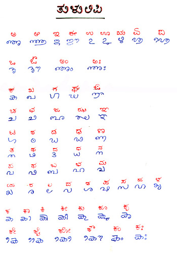 Tulu script 